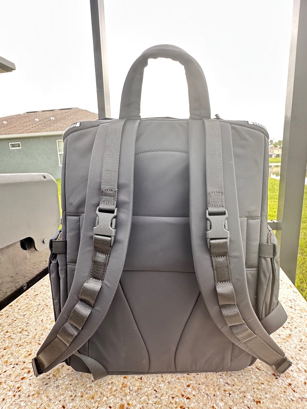 Lululemon New Parent Backpack 17L - Black Diaper Bag - Picture 2 of 10